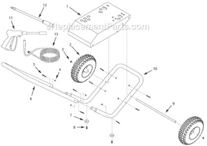 Page A Diagram and Parts List for PW231810LE  Campbell Hausfeld Pressure Washer